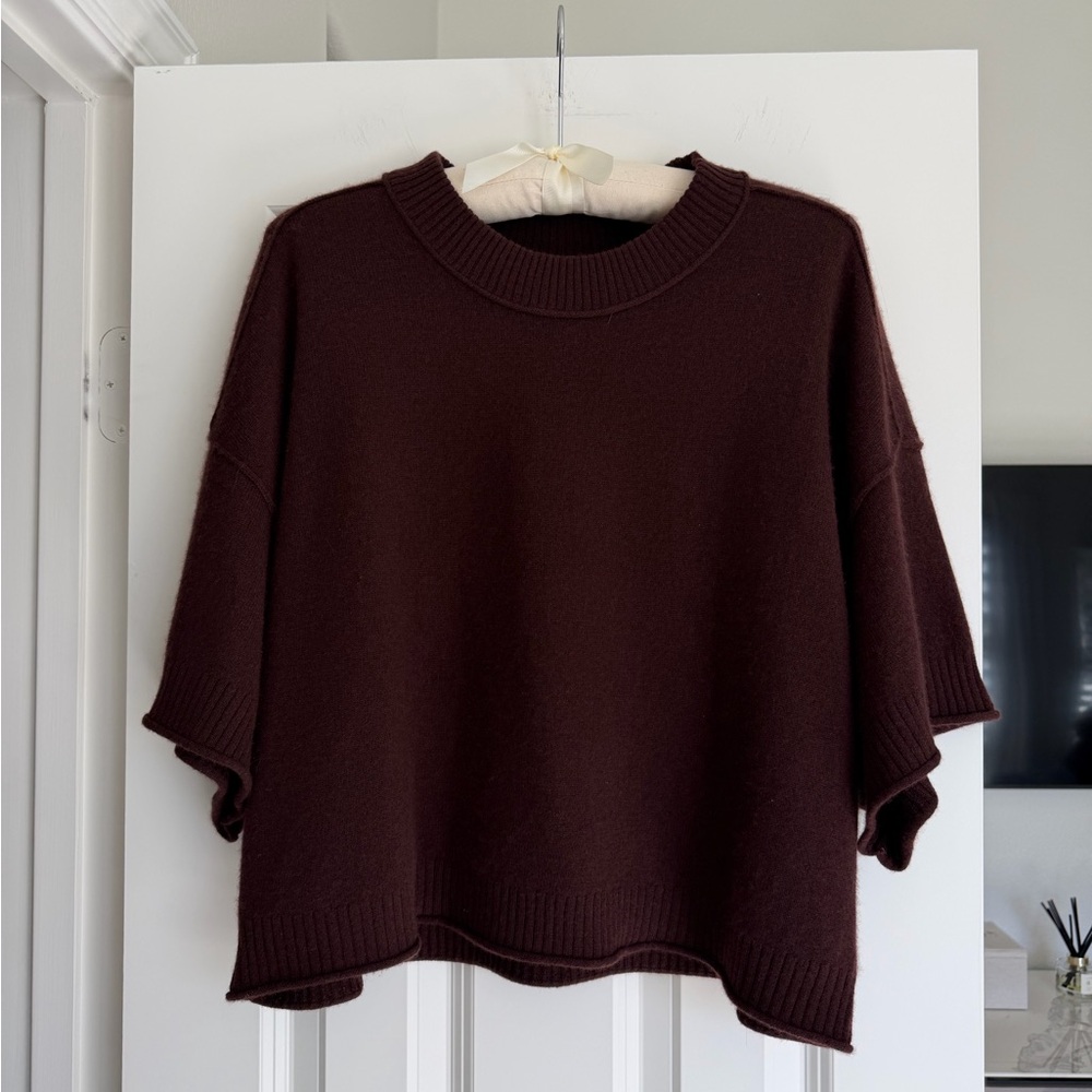 Anthropologie The Goldie Crew Neck Cashmere Sweater